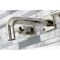 Kingston Brass KS6126CML Two-Handle Wall Mount Bathroom Faucet, Polished Nickel KS6126CML - alternate 3
